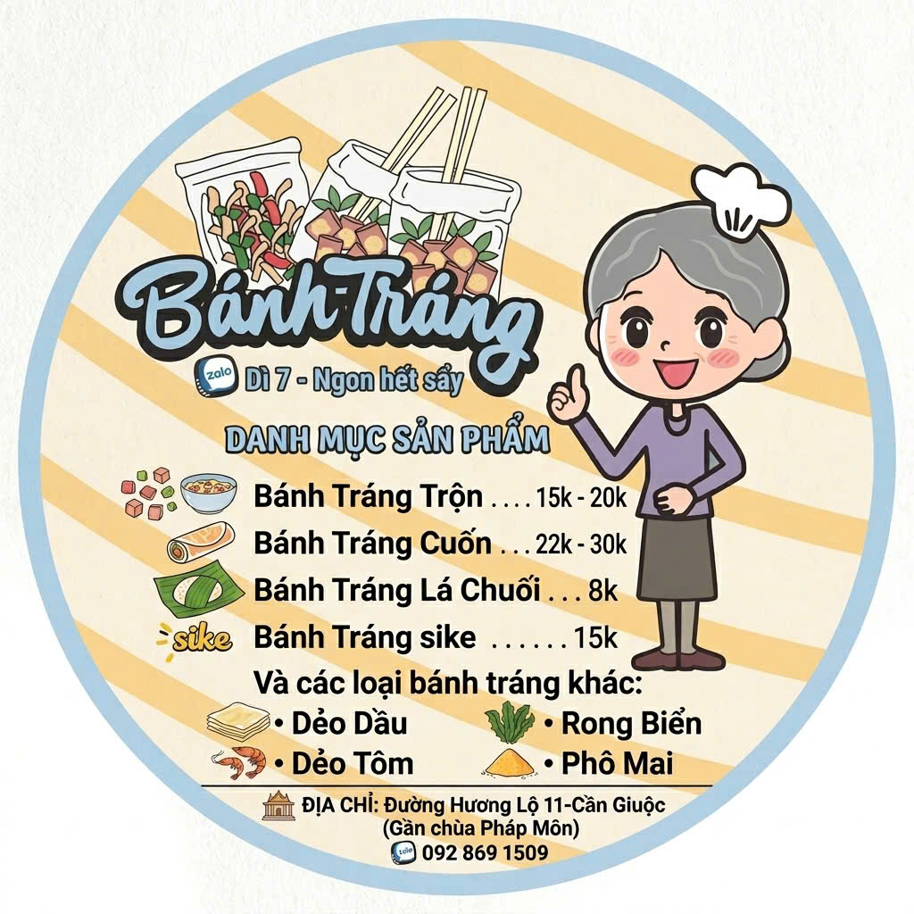 Bánh tráng Dì 7